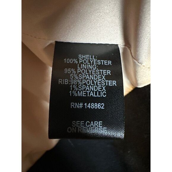 Torrid Allover Gold &โBlack Sequin Long Sleeve Bomber Jacket Pockets Lined SZ1X - Picture 12 of 16